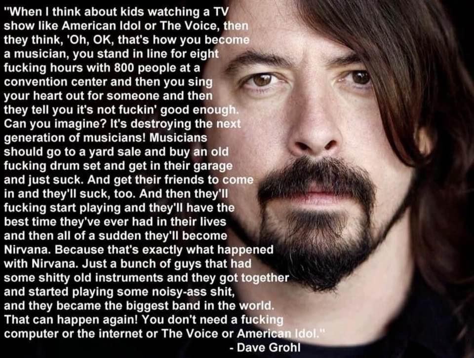 This man deserves being called the rock god that he is #DaveGrohl #Nirvana #Music #Rock￼