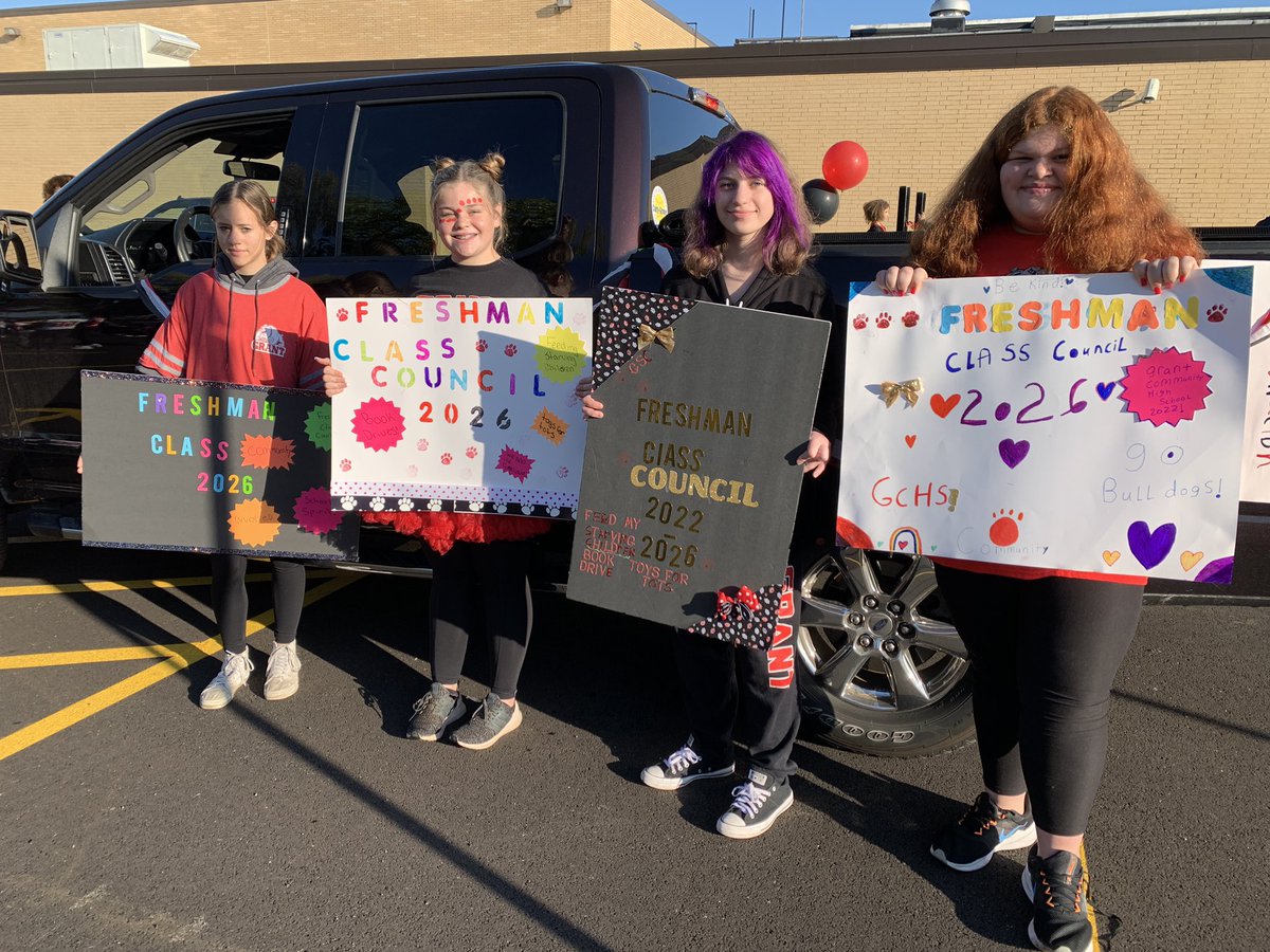 Grant HS Freshman Class Council tweet media