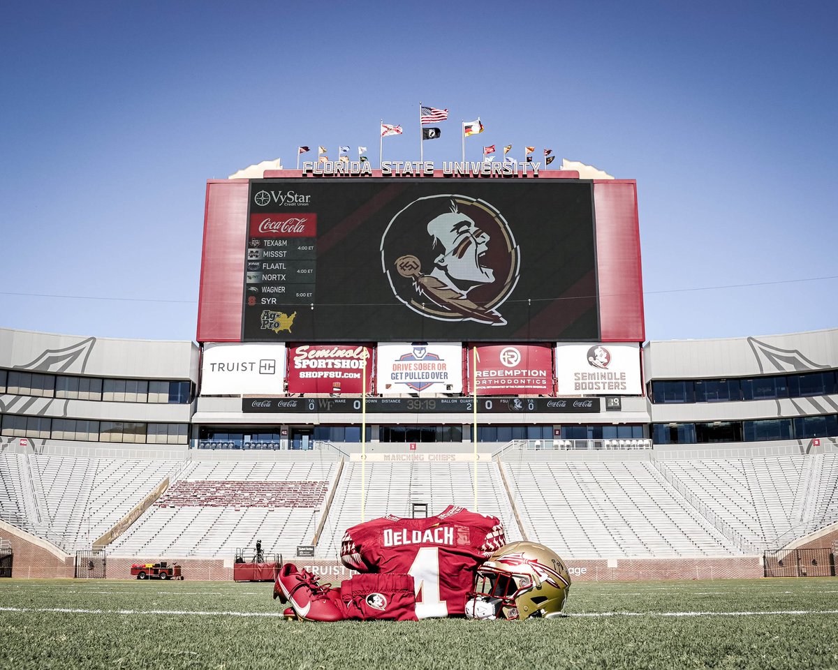 Special recognition for the Seminole Tribe of Florida on our helmets today 

#NoleFamily | #KeepCLIMBing