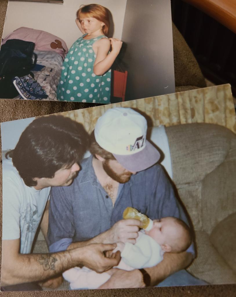 It's always nice to have close friends. And I just randomly but my daughter in the photo