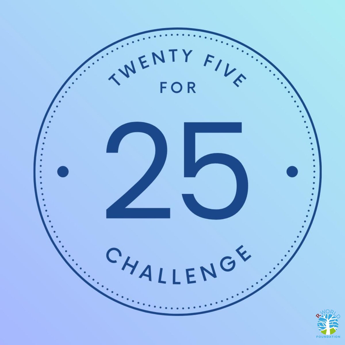 Robbie would have been 25 next month. In honour of his birthday and to fundraise for mental health support in universities, we'd love you to join our challenge rworld.org.uk/25-for-25-fund…