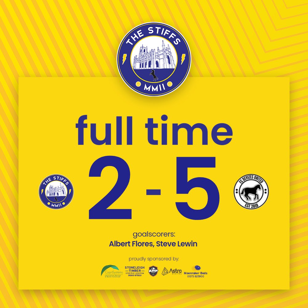 thestiffsfc's tweet image. After taking an early lead, we fail to maintain momentum against a strong @fcdusaturdays side and are punished for it.

We host them again in a week's time in the Wilts Junior Cup.