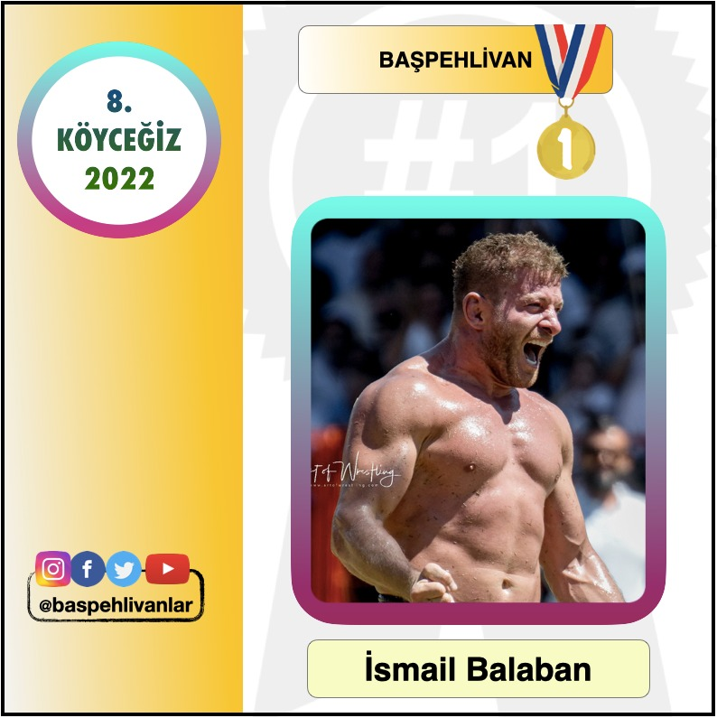 baspehlivanlar's tweet photo. Muğla 8.Köyceğiz Yağlı Güreşleri Başpehlivanı İsmail Balaban oldu ❗ (1 Ekim 2022) ❗

Finalde rakibi Orhan Okulu'yu yenen İsmail Balaban 8.Köyceğiz Yağlı Güreşleri Başpehlivanı oldu.

- Bu İsmail Balaban'ın 5. Başpehlivanlığı oldu.

#kırkpınar #kurtdereli #elmalı https://t.co/pPtVbbPG3U