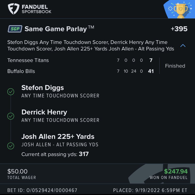 Eazymoneybetz's tweet photo. @WeSportsBetting @Eazymoneybetz $50➡️$247.94 https://t.co/XFVopSMC5z