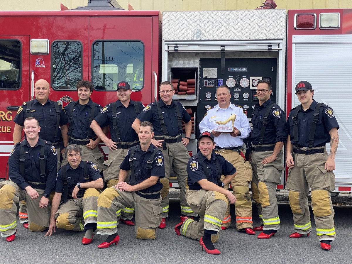 CpffaL's tweet image. You’re looking at the 2022 #chiefschallenge winners! Thank you to @CobourgPolice and @TownofCobourg for supporting this event. @CornerstoneFVPC we are proud to support! Over $1500 raised by your Cobourg Firefighters!!