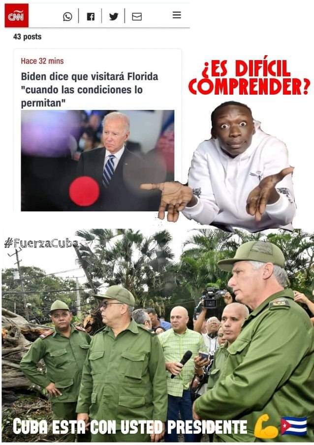 Cuando la moral te asiste porque estás en la primera línea de combate. #YoSigoAMiPresidente su ejemplo nos moviliza y compromete. #FuerzaCuba #CubaViveYTrabaja #JuntosPodemos <a href="/torres_iribar/">Luis Antonio Torres Iribar</a> <a href="/RGZapata500/">Reinaldo García Zapata</a> <a href="/YanetHzP/">Yanet Hernández Pérez</a> @IrinaCDRCuba <a href="/PartidoPCC/">Partido Comunista de Cuba</a> <a href="/EVilluendasC/">Enrique Villuendas</a>