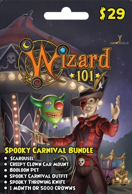 🎃Happy October 1st! It's officially Halloween Month!🎃Enter for a chance to win a Wizard101 Spooky Carnival Bundle by posting a screenshot of you in your favorite halloween related gear in the comments below. A random winner will be chosen on Oct 8th! Good luck!🧙🏽‍♀️🧹🎃