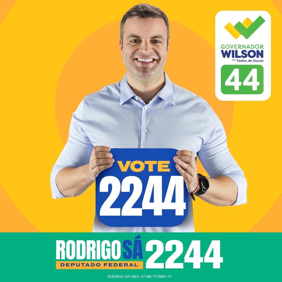 DelRodrigoSa's tweet photo. Tá chegando o DIA de você APERTAR o 2244
e CONFIRMAR! 🚀

É amanhã, viu? Falta 1 dia!

Deputado Federal é 2️⃣2️⃣4️⃣4️⃣
Governador Wilson Lima 4️⃣4️⃣

#RodrigoSá #DeputadoFederal #MotociclistaLegal #CNHnaEscola #CNHSocial #Amazonas #Oportunidade https://t.co/fhw2oCRvxS