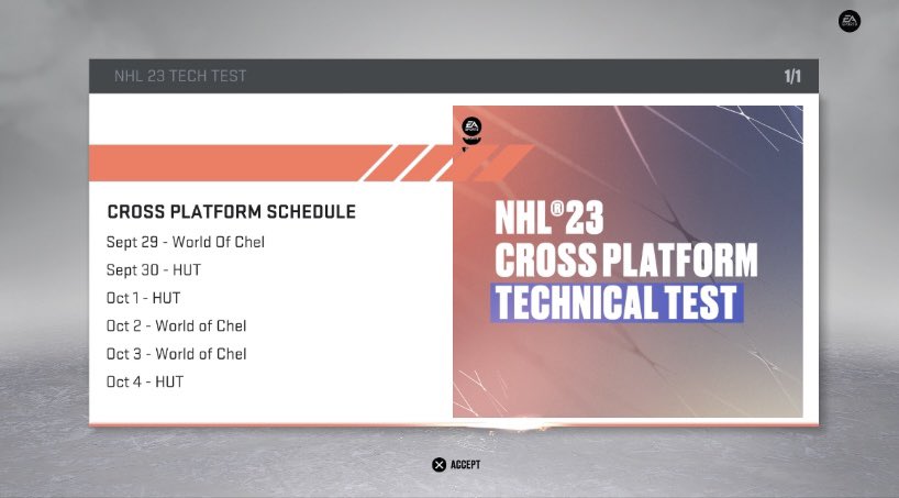 How’s the cross play TT treating everyone? 

If you have access to your original test from August, load it up to get access to this one too! 

🎮🏒🔥

Give us your comments 👇