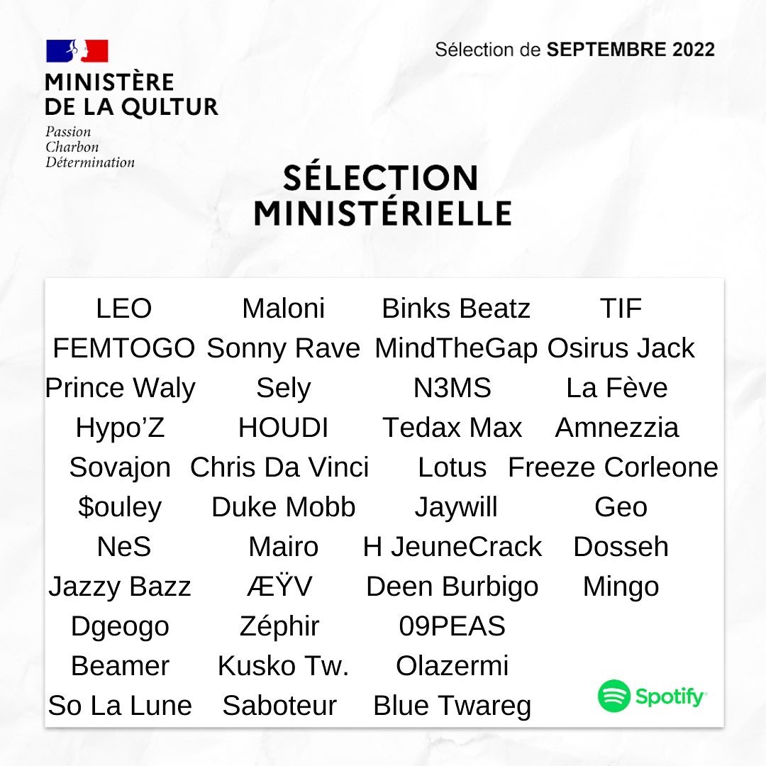 Playlist mise à jour, tous mes coups de cœur du mois de Septembre sont disponibles dans cette sélection.

open.spotify.com/playlist/58Z6m…