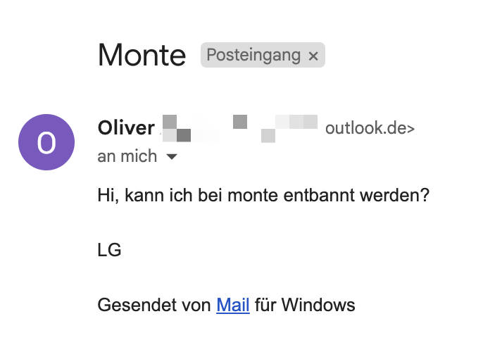 Ganz normale Anfrage auf der "business mail"

der typ hat aber nichtmal den twitch namen dazu geschrieben...