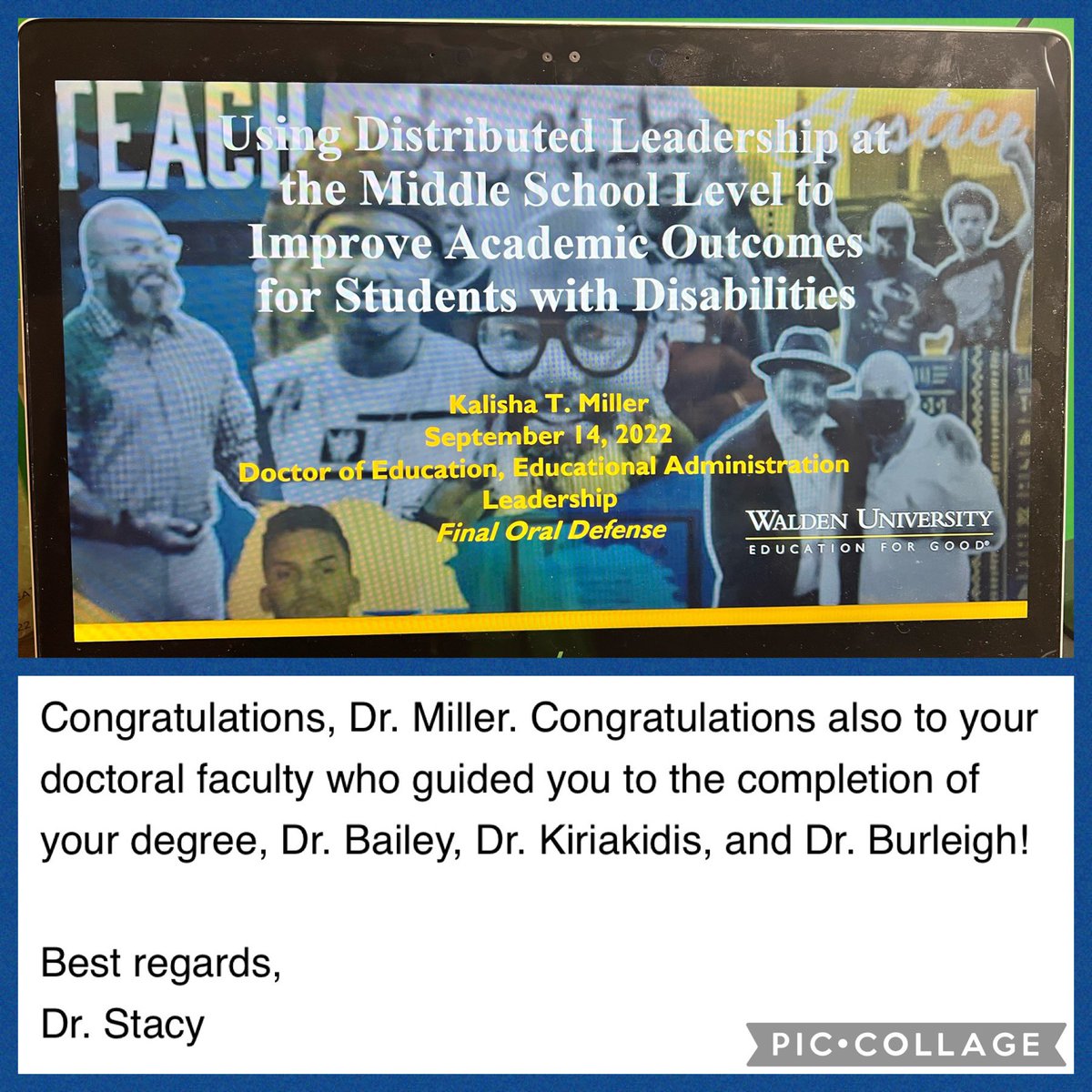 Dr. Kalisha Miller tweet media