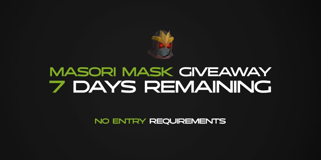 smallcr0ft's tweet photo. Do not miss out on your chance to win a Masori Mask!

https://t.co/b9ArxFhkeP
https://t.co/b9ArxFhkeP https://t.co/1iJkTa1Cdb