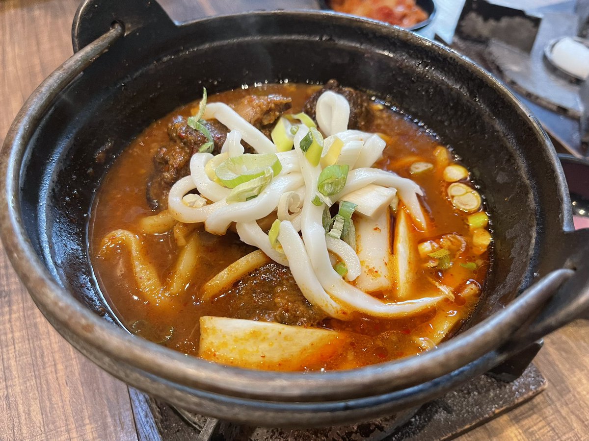 norlinkarim's tweet photo. Korean for dinner - spicy beef rib stew, spicy chicken stew, spicy grilled beef &amp; potato pancake. What’s for dinner? #virtualdinnerdate #WAPmembers #BTSARMY #BTS @BTS_twt https://t.co/VnPQ0hSBKR