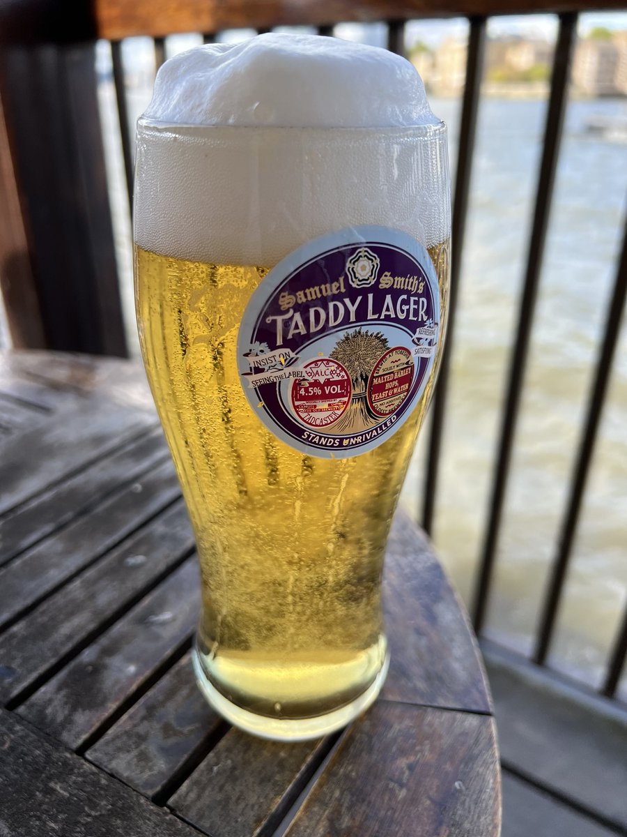WorldPints's tweet photo. Taddy Lager, The Angel, London https://t.co/Vm4stqO9wL