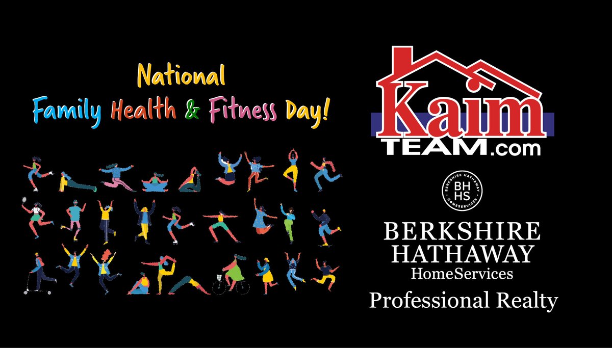 Happy National Family Health and Fitness Day! ⚽️🏀🏈⚾️🎾🏐⛳️🏊‍♂️ #CelebrateFamily #Celebratefitness #themichaelkaimteam #kaimteam #BHHSPro #BHHS #BHHSrealestate