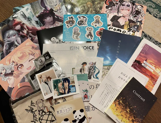 購入させて頂きました品々…そして有難い差し入れ…これから楽しみます!!!!

#AIS_01 