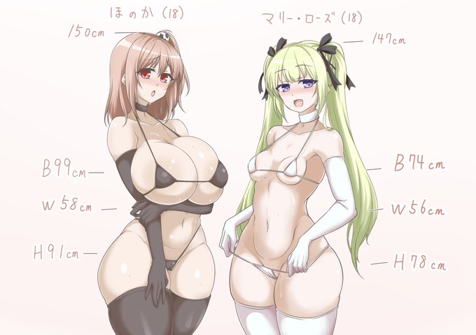 ほのマリの体格差えちえちで好き 