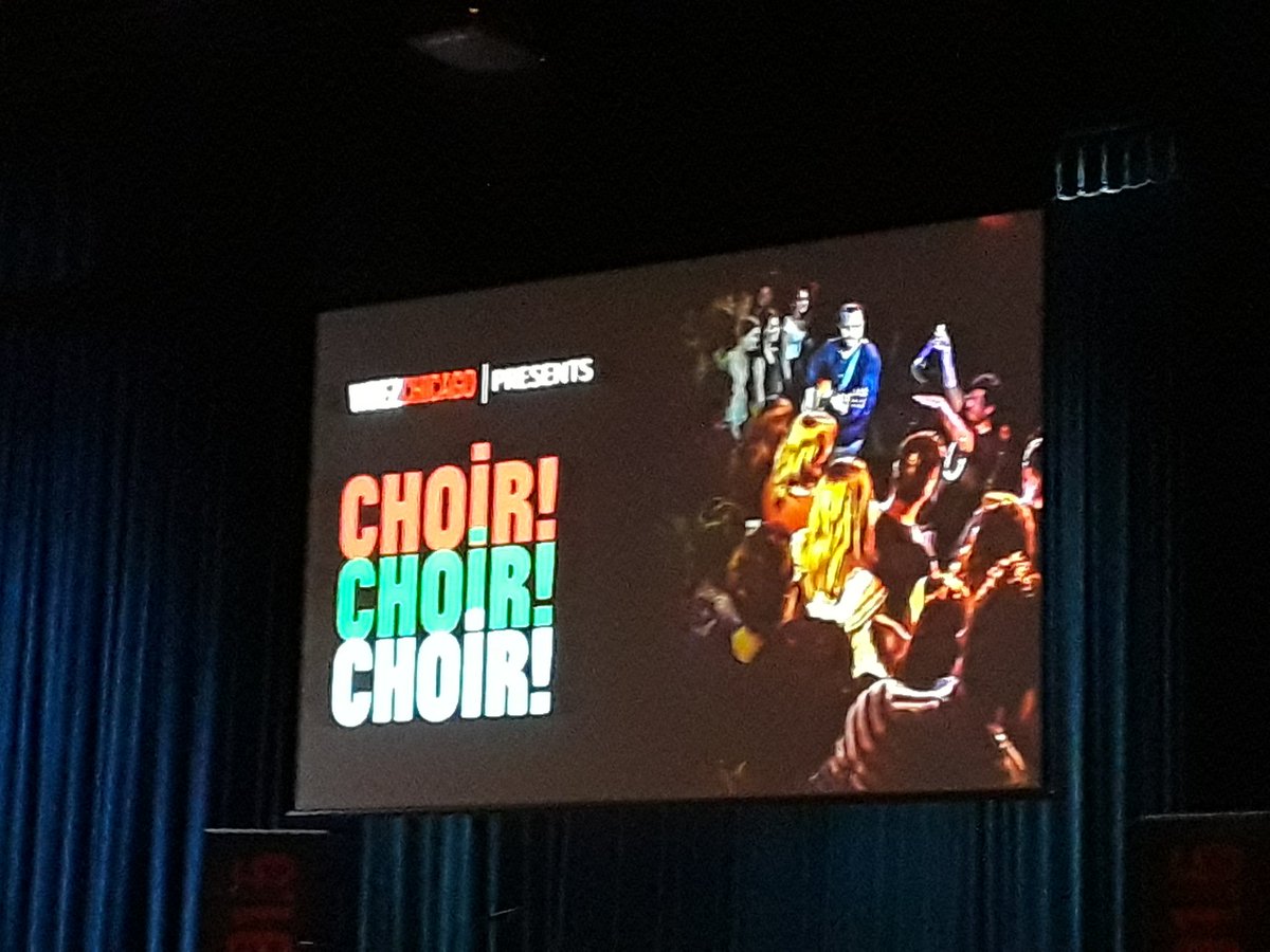 A great time at <a href="/WBEZ/">WBEZ</a> Choir Choir Choir event! #neverstopsinging