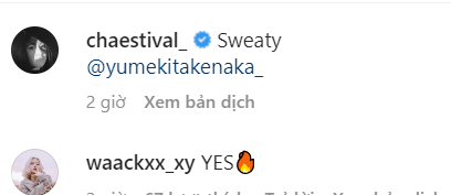 allxchae's tweet photo. Waackxxy saem commented on Chaeyeon's Ig post 💜

"YES🔥" https://t.co/3WIMTzZI3o
