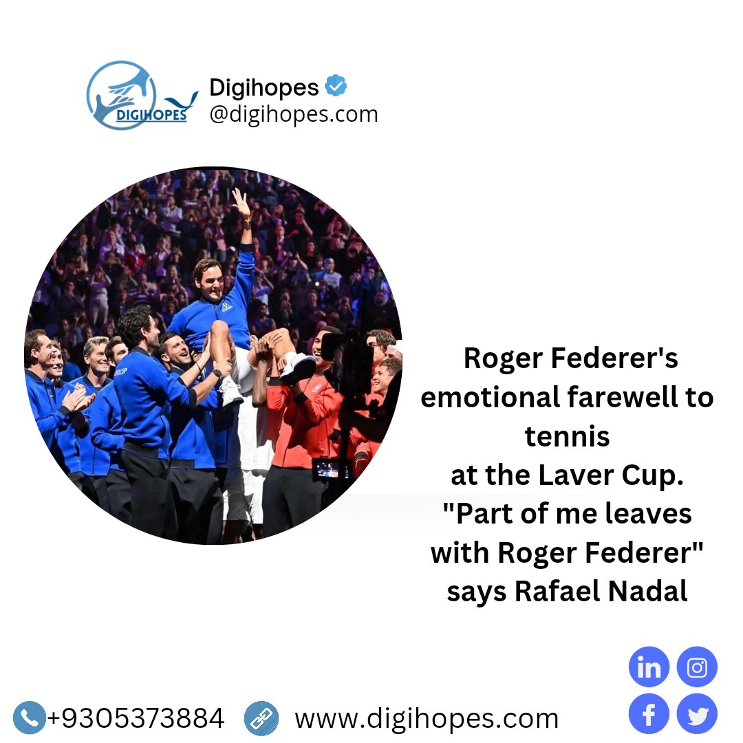 Digi_hopes's tweet photo. Who thought rivals can feel like this towards each other. That's the beauty of sport. This is the most beautiful sporting picture ever for me💐
#RogerFederer
#LaverCup #Federer #RafaelNadal𓃵 #Nadal 
#Tennis https://t.co/1X2HgP6Yyx