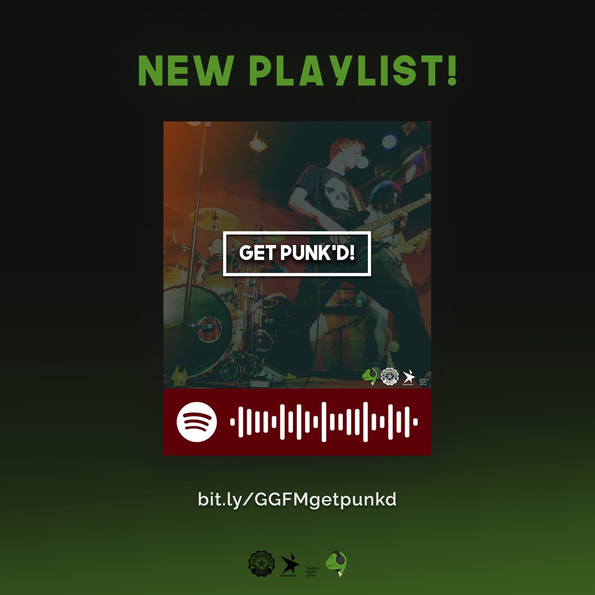 GreenGiantFM's tweet photo. Roll with the good old times! 🎶 

Channel your inner punk rock spirit with Green Giant FM as we're looking for fellow rock 'n' roll enthusiasts this September 26 - October 1, 2022! 🎸🤘

Rock out and “Get Punk’d” via Spotify: https://t.co/49bHff0fQQ https://t.co/ZVMv4BdJMS