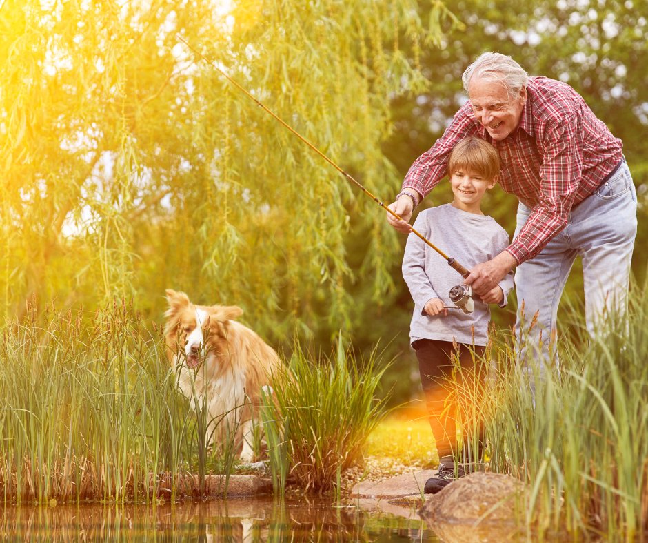 DwellAssured's tweet photo. Today is National Hunting and Fishing Day recognizing generations of sportsmen and women for their contributions to the conservation of our nation’s rich sporting heritage and natural resources. 

Today is the PERFECT day to invite your grandkids to your favorite fishing spot! https://t.co/Tzyz41T9Z7