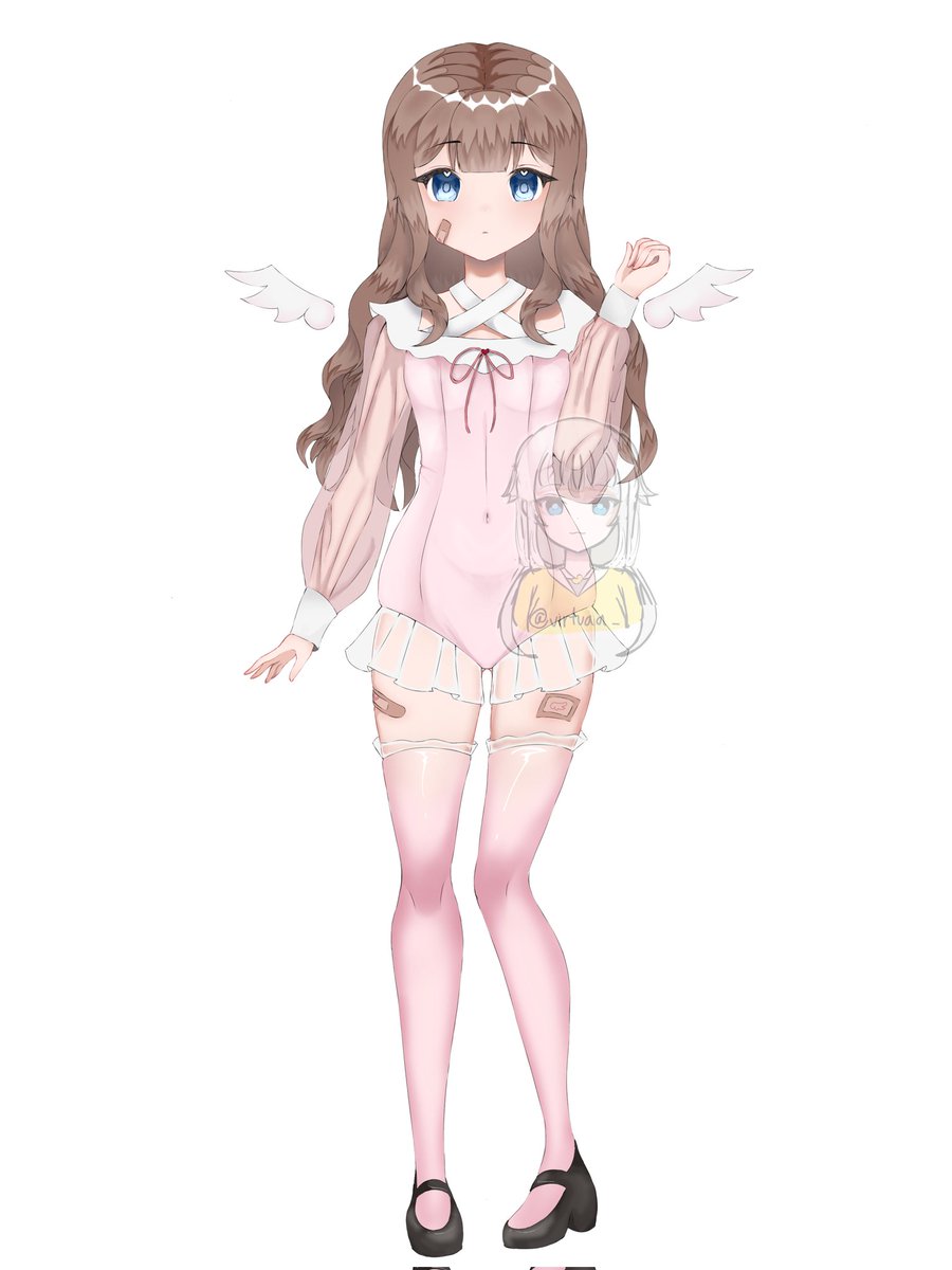 virtuaa_'s tweet photo. @rayray_veen I could do a full body or a custom for the halo! https://t.co/m2t24zGEjA