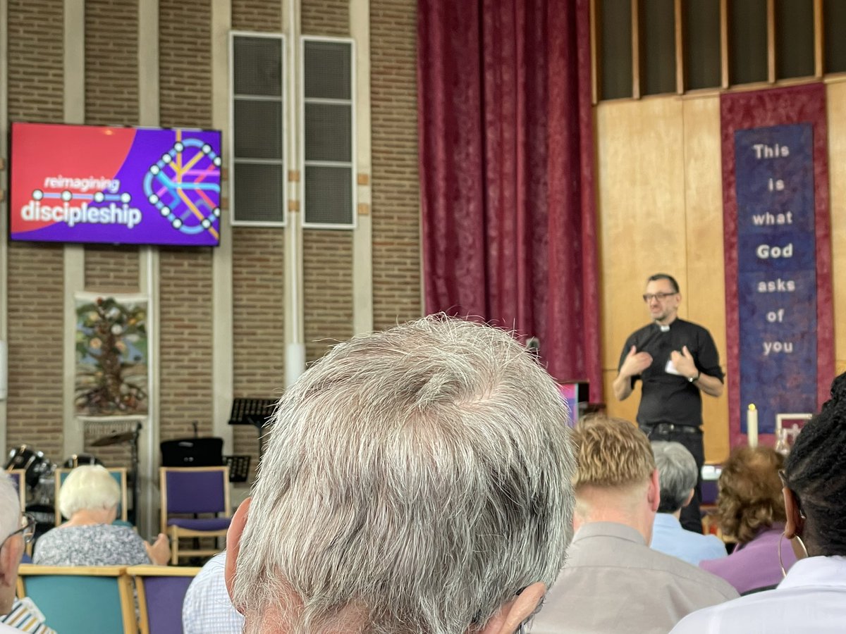 pmphillips's tweet photo. Good to listen to @revfishburne teaching us about the “ReImagining Discipleship” programme/#GodforAll. Managed to allay many of my concerns and I get it now. But also made me realise how unmagnetic I am. https://t.co/ENgwTG6C8t