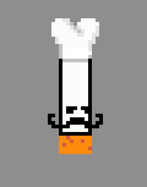"Chief cigarette"
Is now available on <a href="/objktcom/">objkt</a> 

1/1
Only for 1 tez

Link:objkt.com/profile/tz1XW4…

#nft #nftcommunity #tezos #hicetnunc2000 #pixelart #pixelcigarette