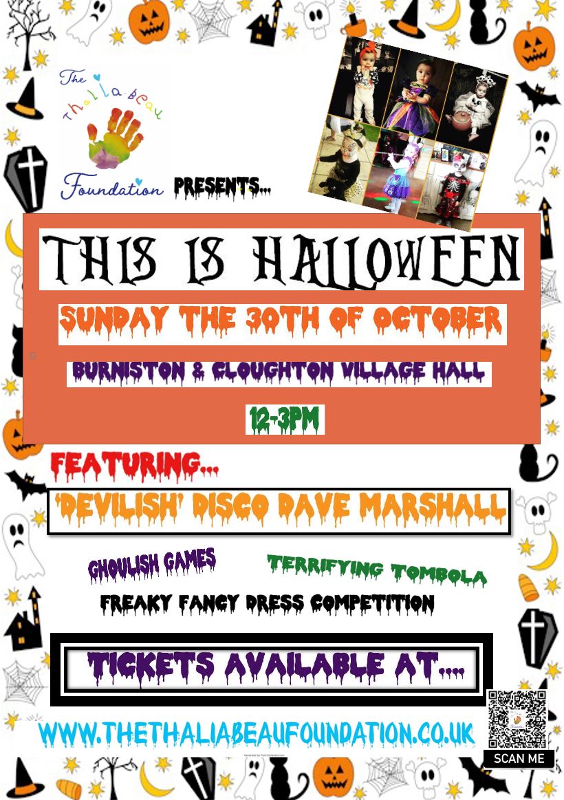 💀 JOIN US IF YOU DARE 💀

🎃 THIS IS HALLOWEEN 🎃

👻 PLEASE SHARE 👻

thethaliabeaufoundation.co.uk/shop

#Halloween #party #Scarborough #trickortreat