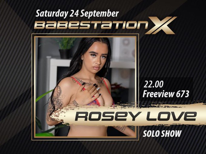 FIRST EVER #BSX tonight! Rosie Love LIVE solo sex shows from 10pm @Babestation_X FV Ch 673 https://t<a href="/tag/bsx"class="tags">#BSX</a>