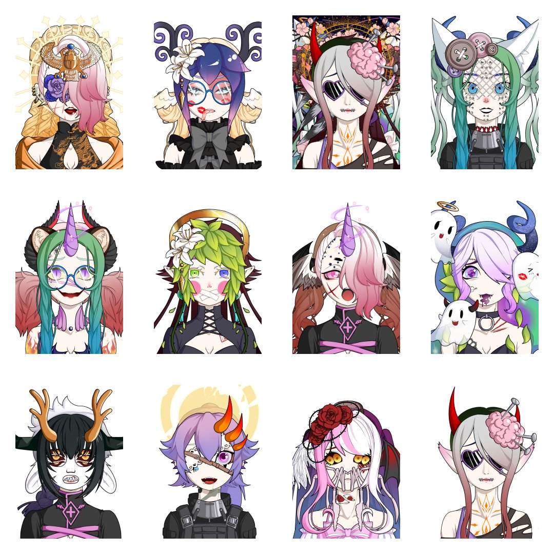 Saturday Drop☀️
If you like one of them check out my account on opensea. Link below
opensea.io/Monsters-Witch…
#ntfs #nft #nftcollector #nftcommunity #nftart #nftartist #raredigitalart #opensea #nftdrop #cryptoart #nftnews #projectopensea #svenskkonst #konstinorrbotten #visionaryart