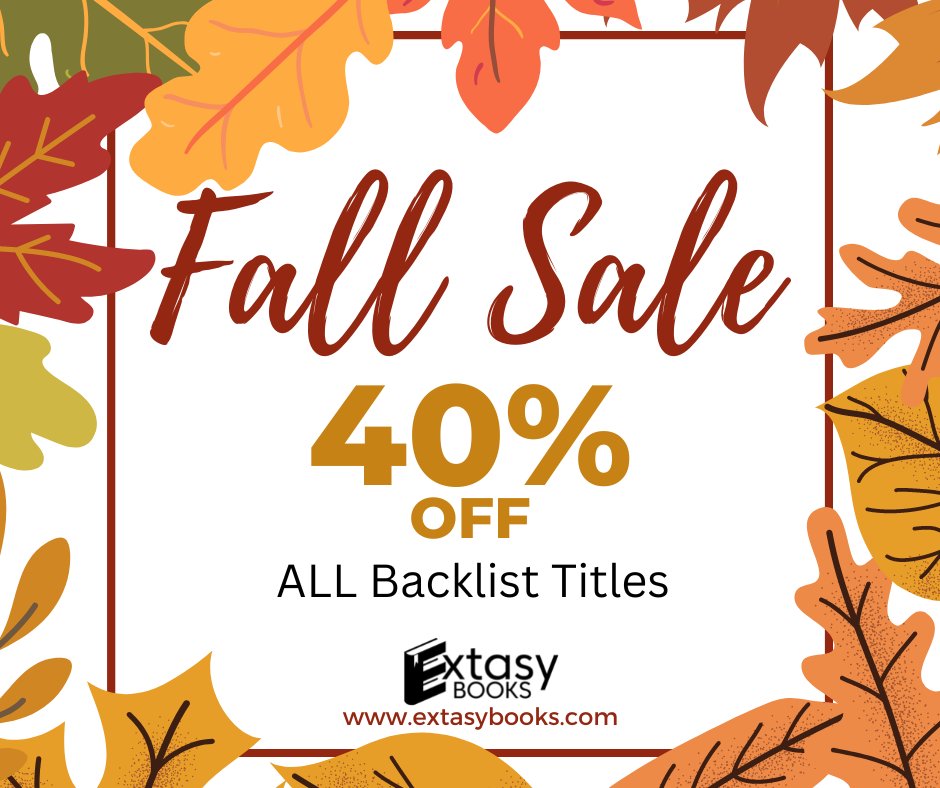 eXtasyBooks's tweet photo. Hot deals! Grab our backlist titles at 40% off the list price. https://t.co/z75xuvGug3 #ebooks #sale #hotdeals #readmore #exbdd #extasybooks https://t.co/YIUghznfu2
