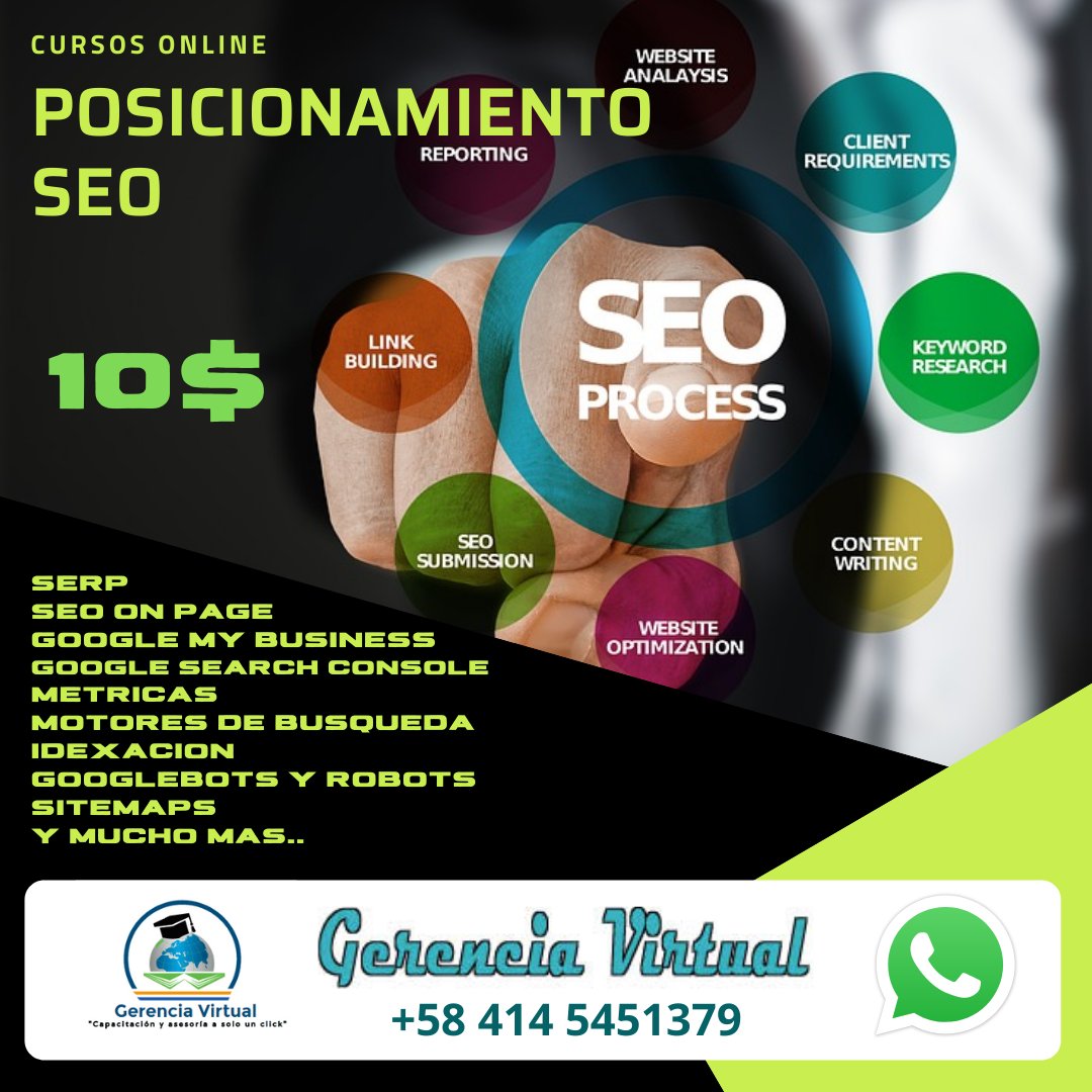 ger_virtual's tweet photo. Aprende a optimizar páginas web en #motores de #busqueda, mejora la #visualización y la #relevancia en el #ranking web, implementa las mejores prácticas y pautas para destacarte paginas web en los resultados de consultas #Seo #SEOTécnico #SarchConsole #MyBusiness #Webmaster https://t.co/gMjp90GYEb