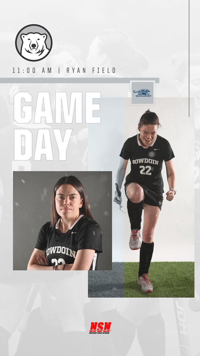 GoUBears's tweet photo. The Bowdoin men’s soccer, field hockey and women’s soccer teams all host Middlebury in a huge trio of #NESCAC games Saturday - follow all the action live at https://t.co/dG2Xe98iHr! #GoUBears @nsnsports @BowdoinCollege @BowdoinWSoccer @BowdoinFH https://t.co/IGu5Te1W7j