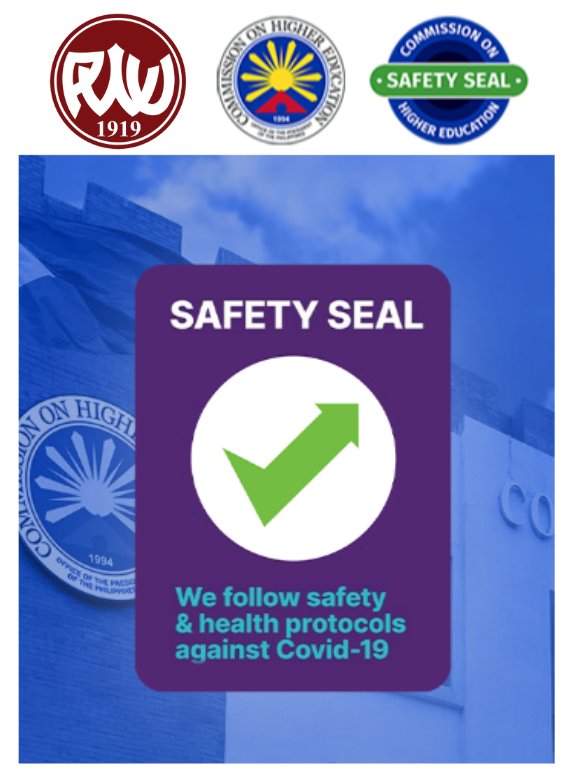 PWU_Manila's tweet photo. #PatriotsUpdate
The Commission on Higher Education (CHED) issued a Safety Seal to Philippine Women’s University (PWU) last September 23, 2022.
Read more:
https://t.co/6PBmpj5EVc
#CHEDSafetySeal
#PWU103 https://t.co/W0bQAR3y8V