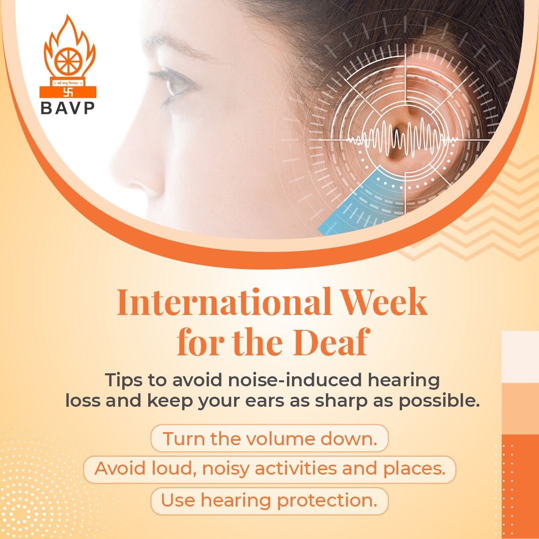 bavp_updates's tweet photo. Keeping your ears healthy is important. #BAVP highlights some tips to prevent hearing loss.

#WeekForDeaf #overcomedeafness #hearingissue #hospital #care #treatment #healthylife https://t.co/vExxYZAxaw