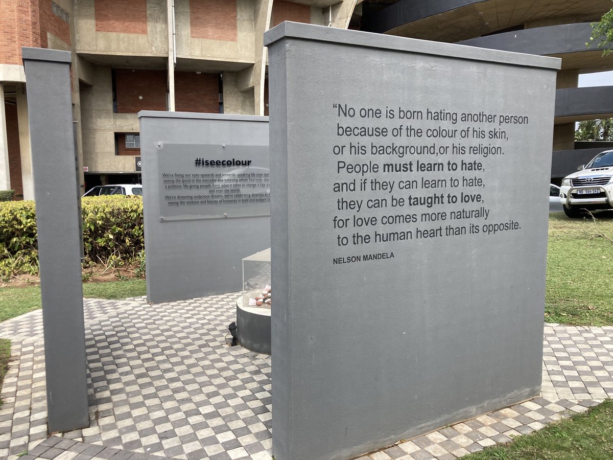 ciaranjkearney's tweet photo. “May your choices reflect your hopes not your fears” #Madiba
A special display at Kings Park stadium Durban (aka the Shark Tank @SharksRugby ) where @Springboks play @lospumas today. Happy #HeritageDay2022 to all my friends in South Africa 🇿🇦 #iseecolour https://t.co/wm6dVN7Gmq
