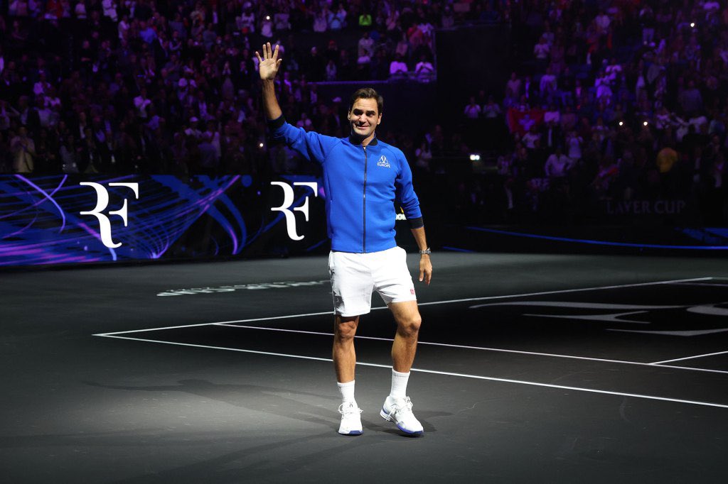 Great champions remain.
Like masterpieces of art, they are amazing expressions of humanity.
Even when it’s their farewell, we know they shall echo through eternity.

Thank you mister Roger Federer for the inspiration and the emotions for 20+ years #RogerFederer