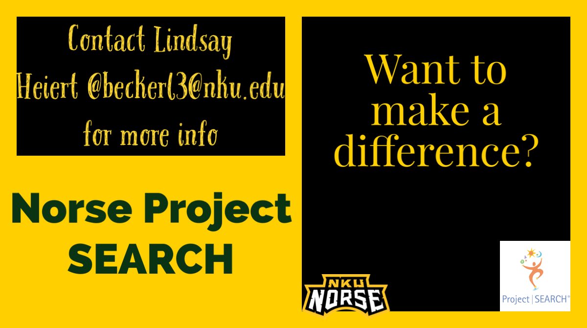 <a href="/SearchNorse/">Norse Project SEARCH</a> #projectsearch #MakeADifference #giveback #Employment #Hardwork #thankful #service <a href="/NKU_Connect/">NKU_Connect</a> <a href="/NKUDevelopment/">NKU Development</a> @nkucob <a href="/NKU21216332/">Northern Kentucky University</a> <a href="/NKUFacilities/">NKU Facilities</a> <a href="/NKUIHI/">NKU Institute for Health Innovation</a> <a href="/InclusiveNku/">NKUInclusive</a> <a href="/NKUMagazine/">NKU Magazine</a> <a href="/nku_informatics/">NKU Informatics</a> <a href="/NKUNorse/">Northern Kentucky Athletics</a> <a href="/BeANorse/">NKU Admissions</a> <a href="/nkucoe/">NKU College of Education</a> <a href="/nkudining/">NKU Dining</a> <a href="/nkucoe/">NKU College of Education</a> <a href="/NKUSOTA/">NKU School of the Arts</a>