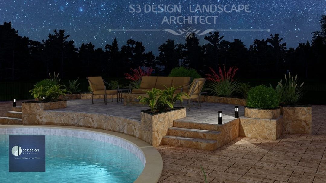 S3Architec's tweet photo. Successfully delivered another project ( 3D RENDER IMAGE ) to my client based in North Carolina, United States
#3d #USA  #backyard #Grimesland #northcarolina #decks #pool
#poolhousedesign #poolhouse #elevateddeck #fence #3drender
#patio #firepit https://t.co/s6NGOYzLeq