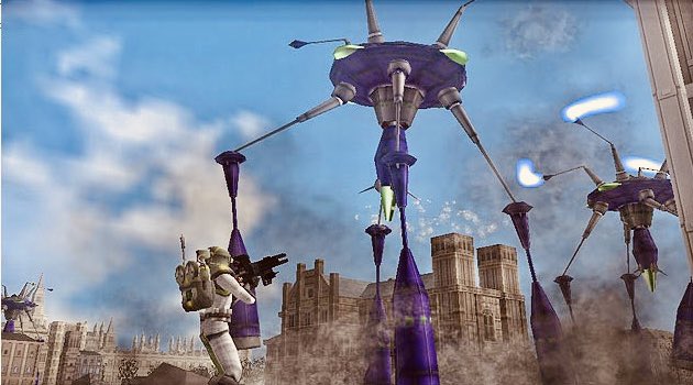 EDFWarReport's tweet photo. Enemy robots headed to the city! 
Enemy forces have invaded the area around the Thames, commence engagement immediately!! #EDF https://t.co/W0yljj4Y1L