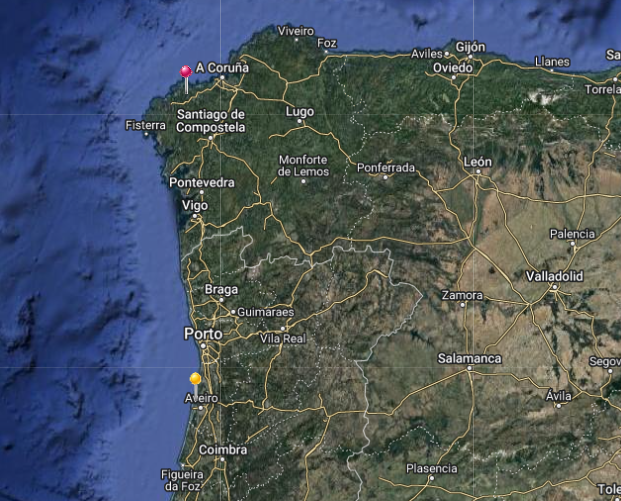 C_no_borders's tweet photo. Today's update: @TweedOspreys #Blue706 and #Blue708 still enjoying the same areas. #Tweed at #Aveiro lagoon in #Portugal, #Glen at #RefugioDeVerde in #Spain. Will they fly south? Will they overwinter on the #IberianPeninsula? Watch this space! #FOTO #FlightOfTheOsprey @sachadench https://t.co/WKd9lxoNqO