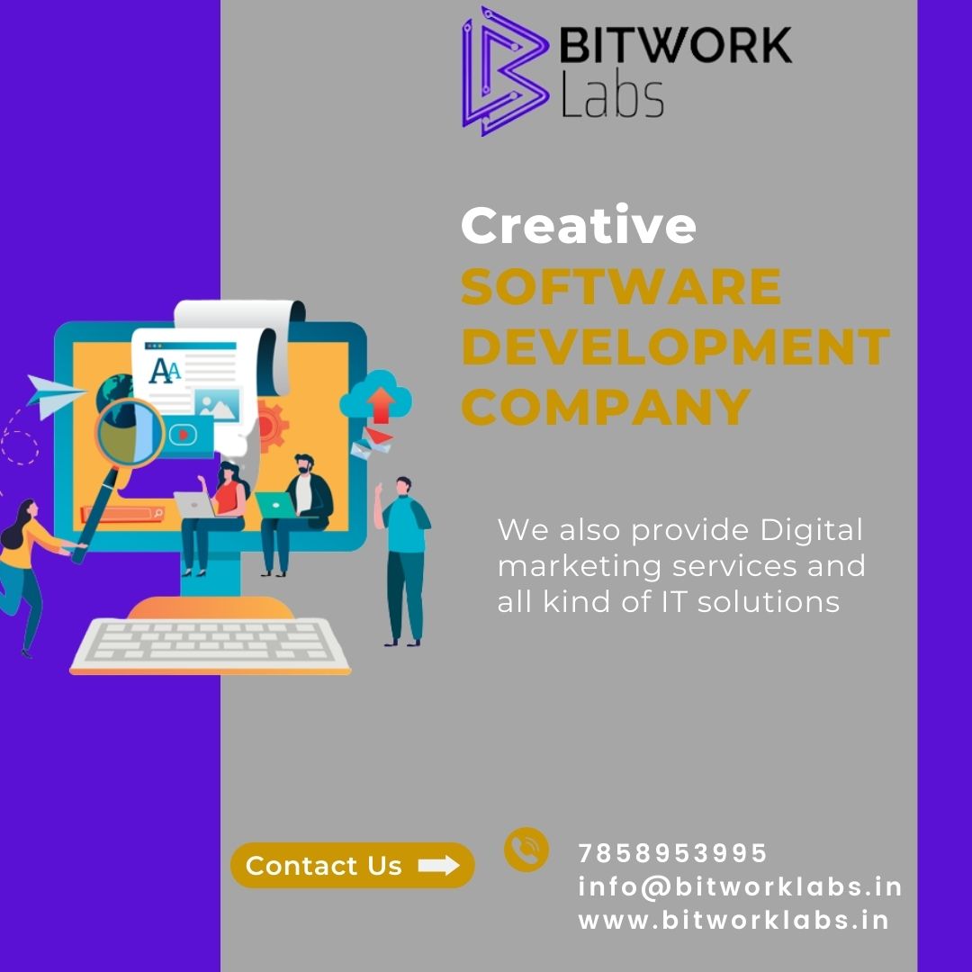 BitworkLabs's tweet image. We at Bitwork Labs develop scalable and easy software solutions for all kinds of OS and browsers at affordable cost.  visit@ bitworklabs.in 
#bitworklabs #softwaredevelopment
#itinfrastructure #Appdevelopment #ditialmarketing
