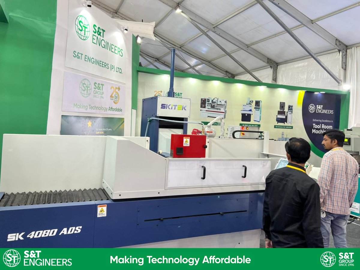 STEngineersPvt1's tweet photo. Glimpse of Day 3 at RAJKOT MACHINE TOOL SHOW 2022
#rajkotmachinetoolshow2022 #cnc #machining #machinetools #machiningcenter #machinetoolsexpo #exhibition #metalworking #milling #edm #wireedm #stengineers #pressbrakemachine #WireEDM #rajkot #lasercuttingmetal #metalforming https://t.co/SCCNuZCGqn