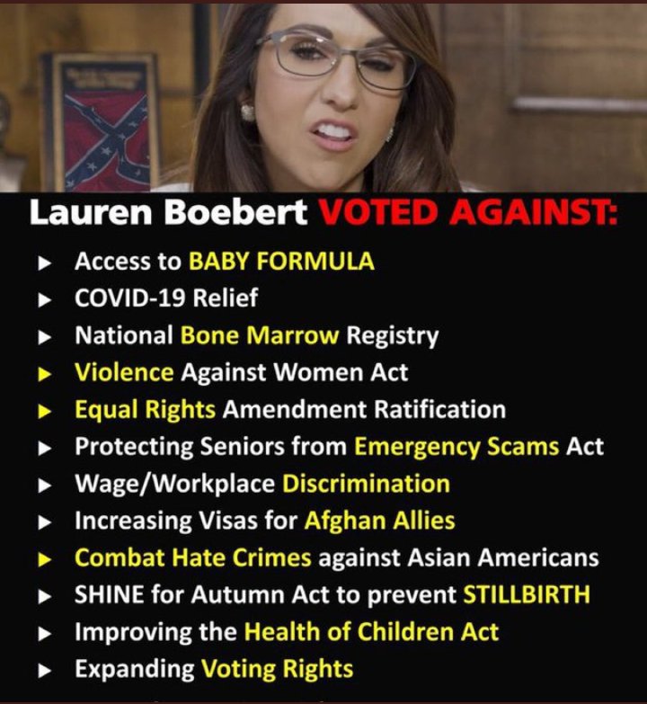 <a href="/laurenboebert/">Lauren Boebert</a> Come on Colorado you can do better.