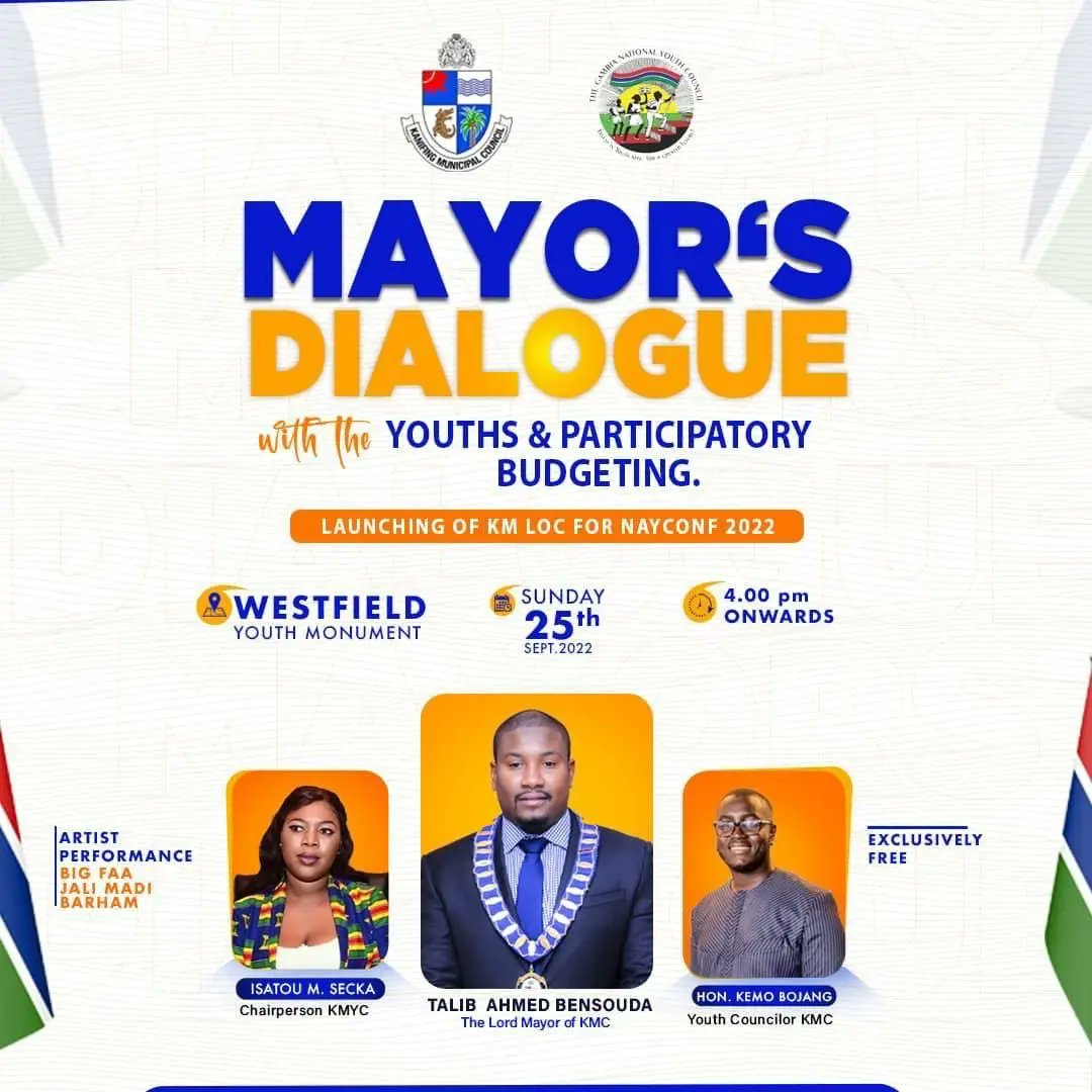 Join us tomorrow at the youth monument at west field 🇬🇲✨