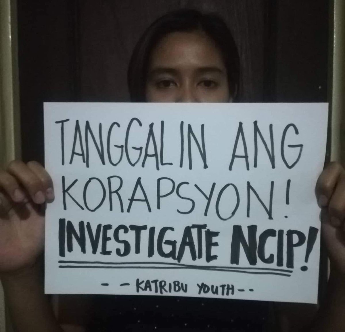 katribu_natl's tweet photo. We are Katribu Youth &amp; we call to replace Allen Capuyan as the Chairperson of NCIP. His corruption, redtagging &amp; FPIC manipulation has favored corporations over IPs.

0 tolerance for corruption, 0 budget until Capuyan is replaced!

#CapuyanOut
#CapuyanCorrupt
#InvestigateNCIP https://t.co/1ODUr9vezl