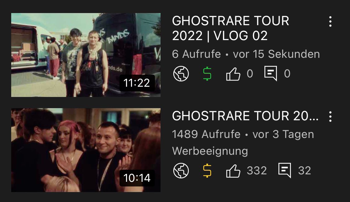 navywestghost's tweet photo. GHOSTRARE VLOG2 jetzt online 🖤
https://t.co/MXs1JdwMbn https://t.co/uBSYFs0LZr